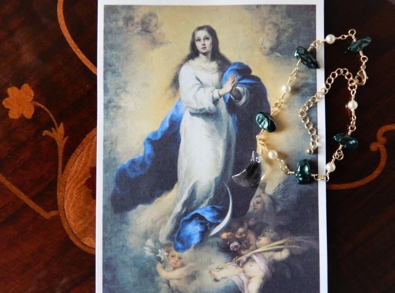 三日月の聖母 ☽ Virgin Mary and the crescent moon : ももさへづり