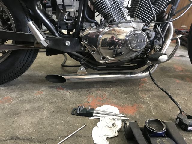 ビラーゴ250 カスタム I様号 ハンドル完成！ : JET CUSTOM