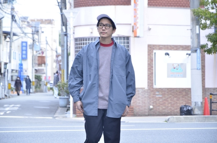 \"BURLAP OUTFITTER\"<<L/S B.B SHIRT(CHARCOAL)>>Style~TKB~_c0167336_14221397.jpg