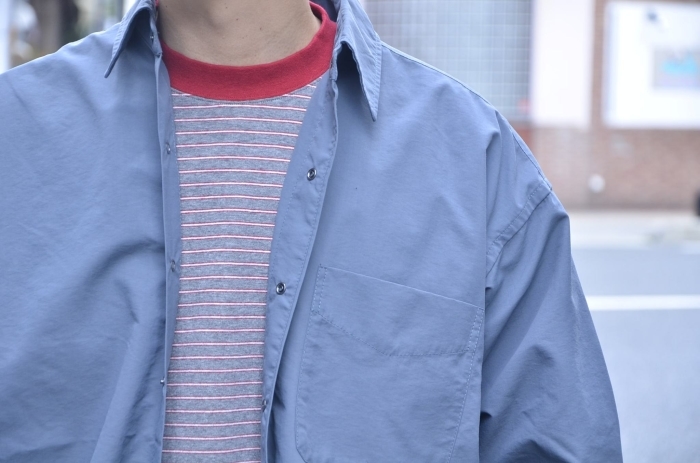 \"BURLAP OUTFITTER\"<<L/S B.B SHIRT(CHARCOAL)>>Style~TKB~_c0167336_14222762.jpg