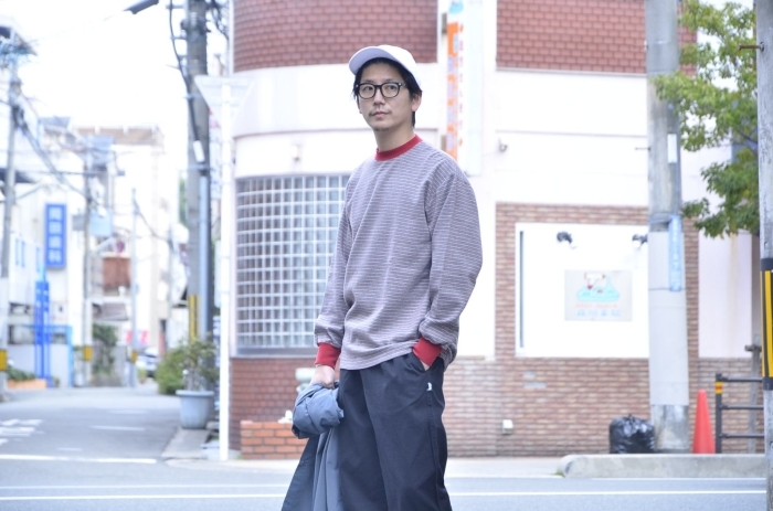 \"BURLAP OUTFITTER\"<<L/S B.B SHIRT(CHARCOAL)>>Style~TKB~_c0167336_14243536.jpg