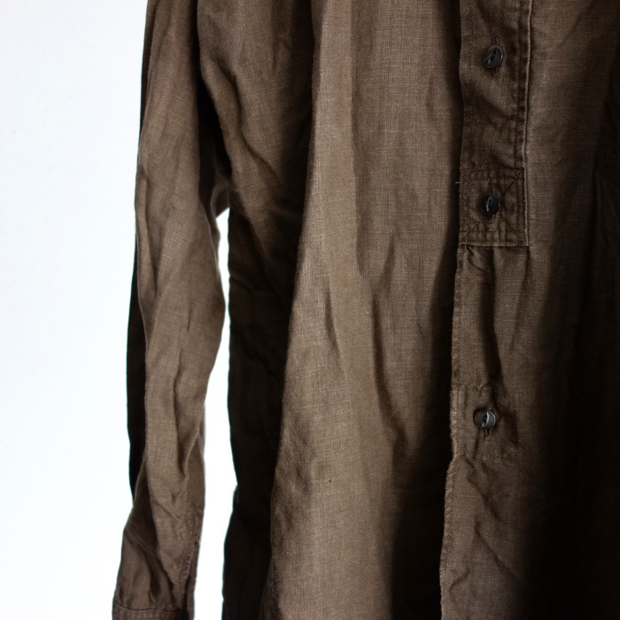 リネンドレス / classic linen tailor shirt_e0130546_15421359.jpg