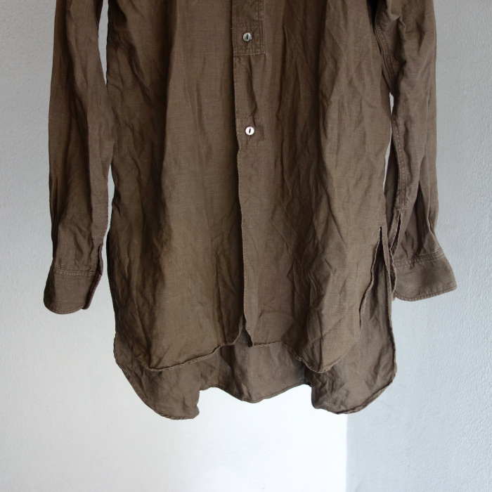 リネンドレス / classic linen tailor shirt_e0130546_15422847.jpg