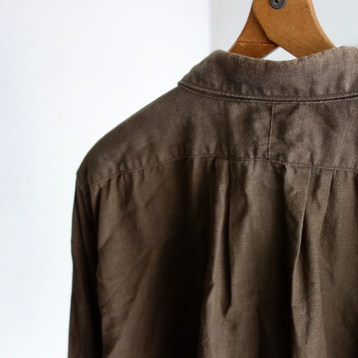 リネンドレス / classic linen tailor shirt_e0130546_15433679.jpg