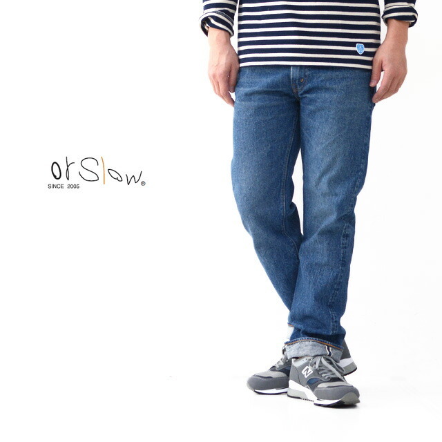 orslow [オアスロウ] IVY FIT JEANS 2YEAR WASH 107 [01-0107-84] NEW/アイビーフィットジーンズ・MEN\'S _f0051306_15003060.jpg