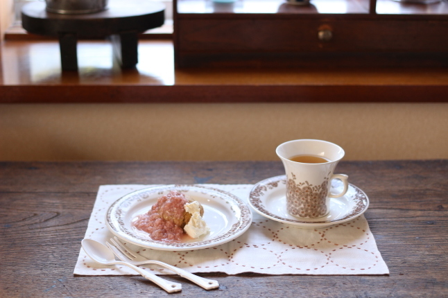 パッチワーク刺し子のカフェマット♪_f0354014_20193821.jpg