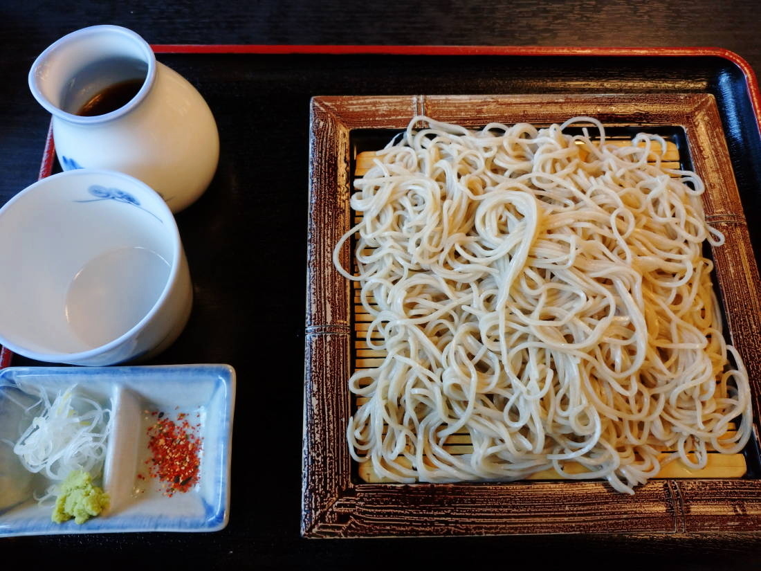 調布 深大寺そば きよし 食べたものなど