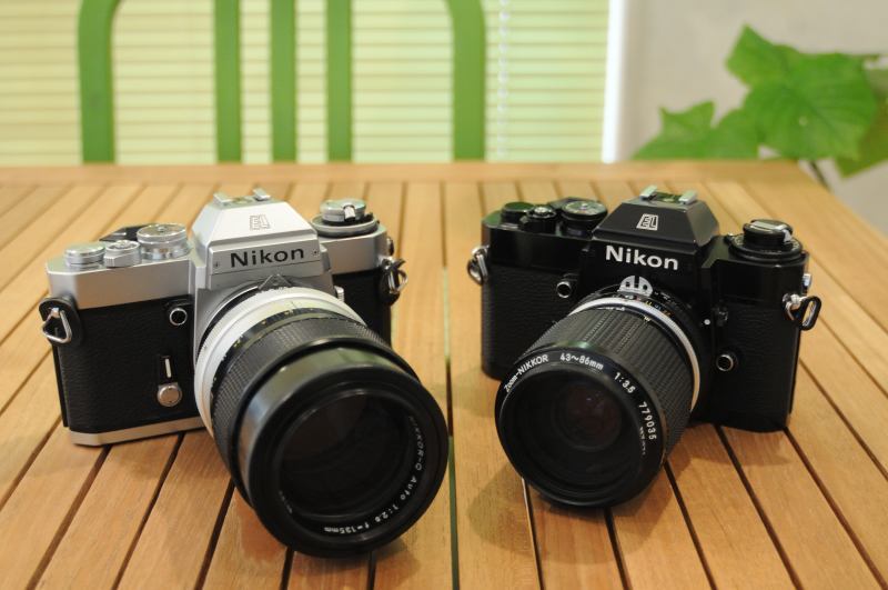 Nikon EL2 ブラックボディ/NIKKOR 55mm 1：1.2 Nikomat EL NIKKOR
