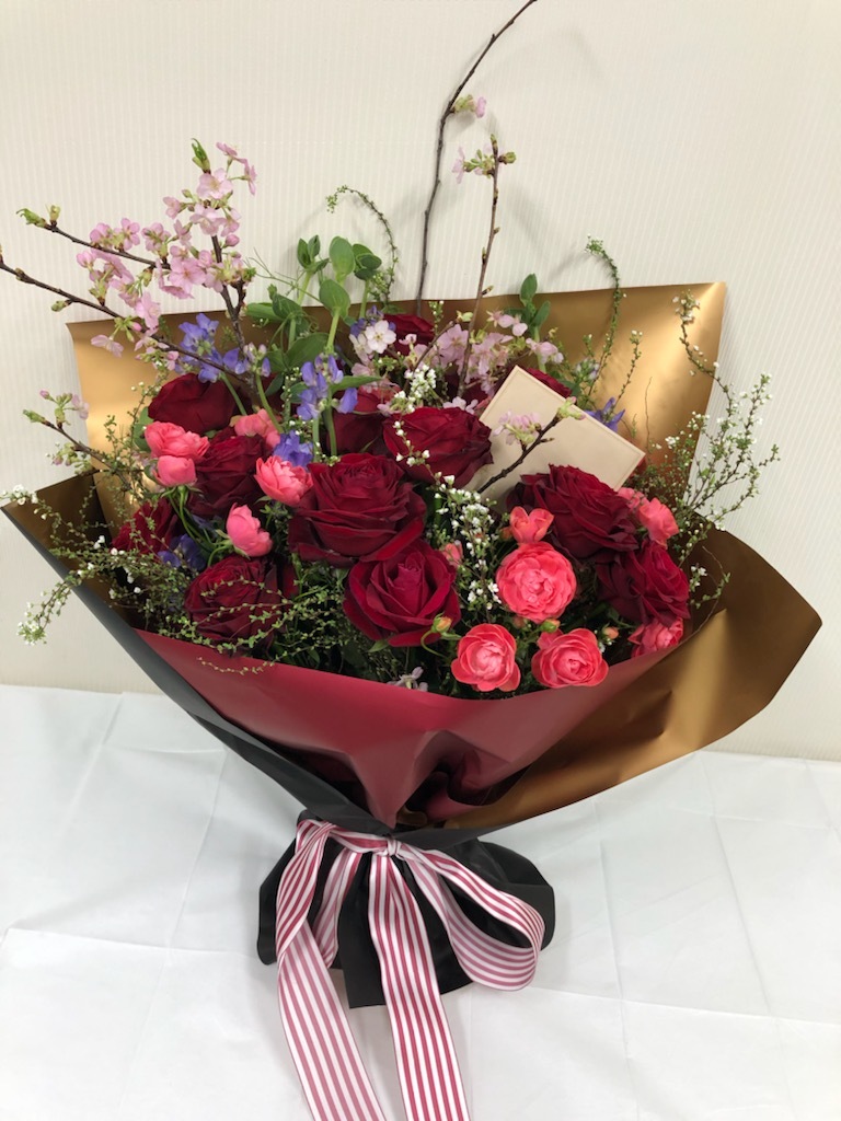 バレンタインデーの花束_a0152501_15124369.jpg