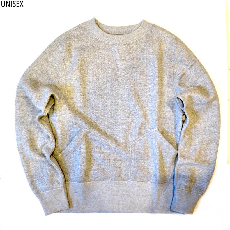 SANCA UNISEX】﻿LOOPWHEEL FLEECE CREW SWEAT : 