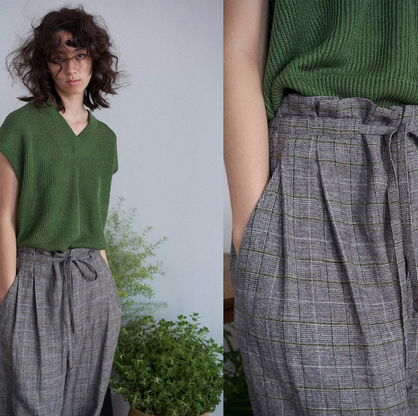 glen checked-tweed wide leg trousers_d0364239_19253131.jpg
