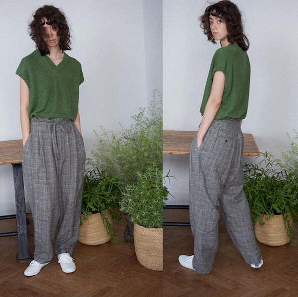 glen checked-tweed wide leg trousers_d0364239_19254530.jpg