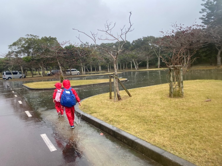 青空ようちえん〔週末〕メダカ池あそび(2/11)雨の日だって青空メンバーは外遊び!って、今日はやばい!池遊びのはずが3kmも歩いた?!_d0363878_18171064.jpg