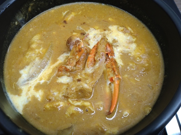 2/12夜勤前飯 マイカリー食堂 プーパッポンカレーマイルド&レモンラッシー&ハムサラダセット¥1,060_b0042308_18533340.jpg
