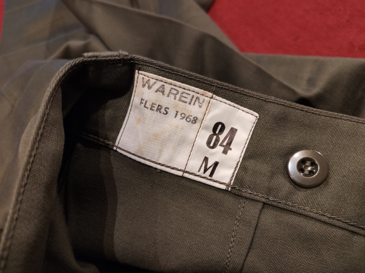 \"DEAD STOCK\"<<FRENCH ARMY M-64 PANTS>>new in!!!!!_c0167336_23345181.jpg