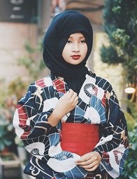 インスタで人気 ヒジャバー 日本で活躍するインドネシア人アウファさん テレビ ミシン男子 夢見る服を仕立てます Exblog ガドガド
