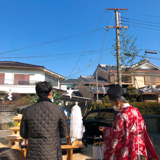 祝地鎮祭❗️〜奈良市若葉台の若草山を眺める家〜_f0206977_16090389.jpg