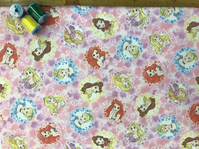 布 ディズニープリンセス おさや糸店 岩倉市 名古屋市 小牧市 江南市 一宮市 春日井市 犬山市 稲沢市 北名古屋市 近隣