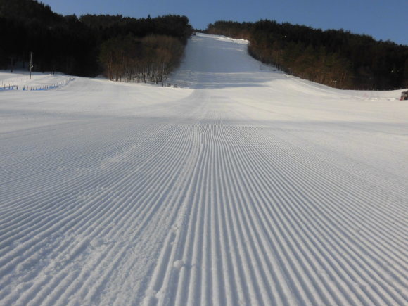 令和3年2月14日(日)天気/晴 気温/-3℃ 風/無 積雪/70㎝ 滑走可能_e0306207_08444341.jpg