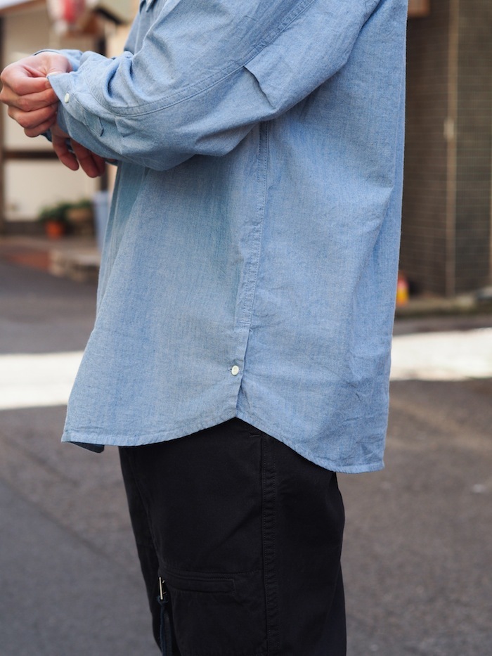 □□ nonnative / Rancher Pullover Shirt RF Cotton 5oz Chambray