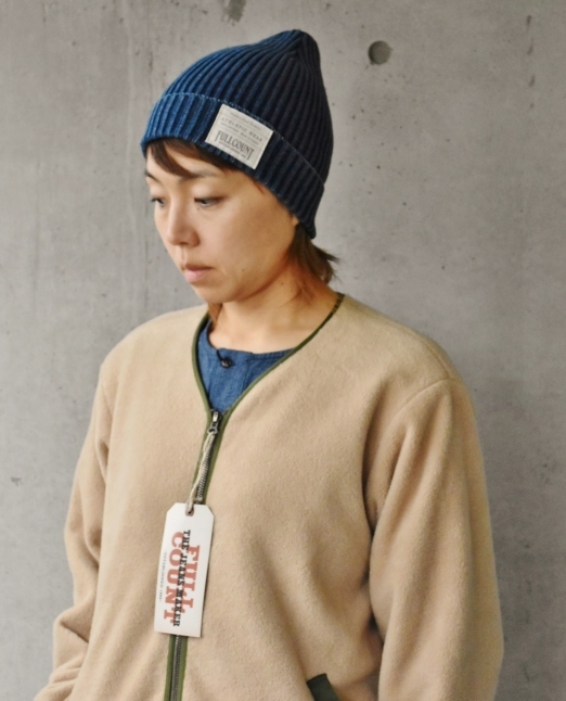 FULL COUNT Indigo RIB WATCH CAP_d0152280_06351215.jpg