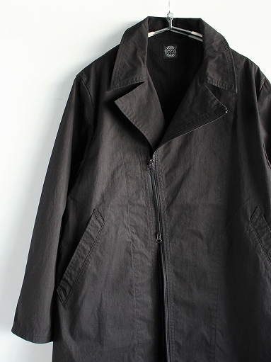 Porter Classic POPLIN RIDING COAT / BLACK : 『Bumpkins putting on