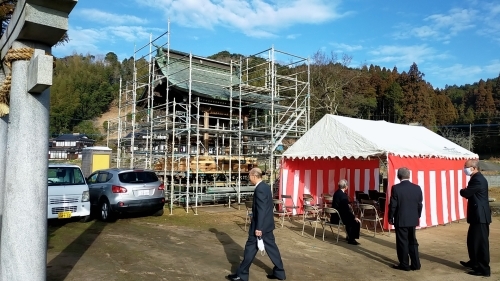 神社の地鎮祭_d0195183_01262719.jpg