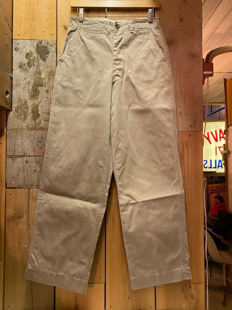 フランス軍 1950～60年代 M-52 ヴィンテージ ツータック チノ