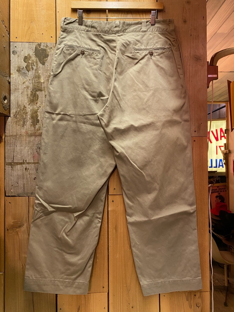 フランス軍 1950～60年代 M-52 ヴィンテージ ツータック チノ