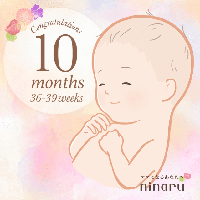 臨月と36週の妊婦健診 小さな幸せ