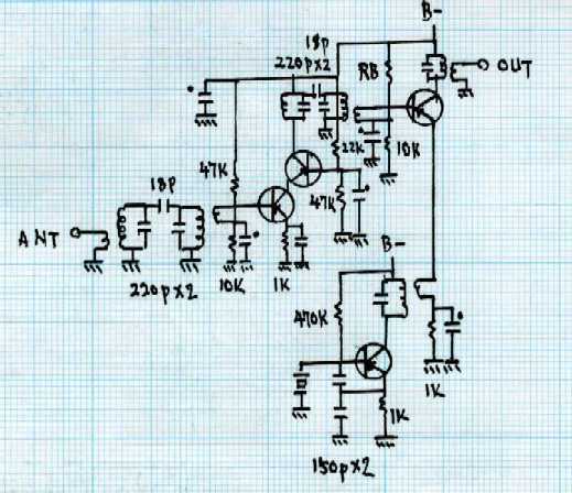 Frontier DF-101 ラジオ　トランジスタ方向探知機　受信機　ジャンク Frontier DF-101 ラジオ トランジスタ方向探知機 受信機 ジャンク