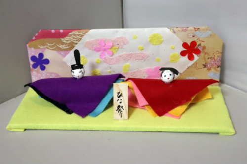 季節レク ~ 2021 ひな飾り作品② ~ _e0222340_14593624.jpg