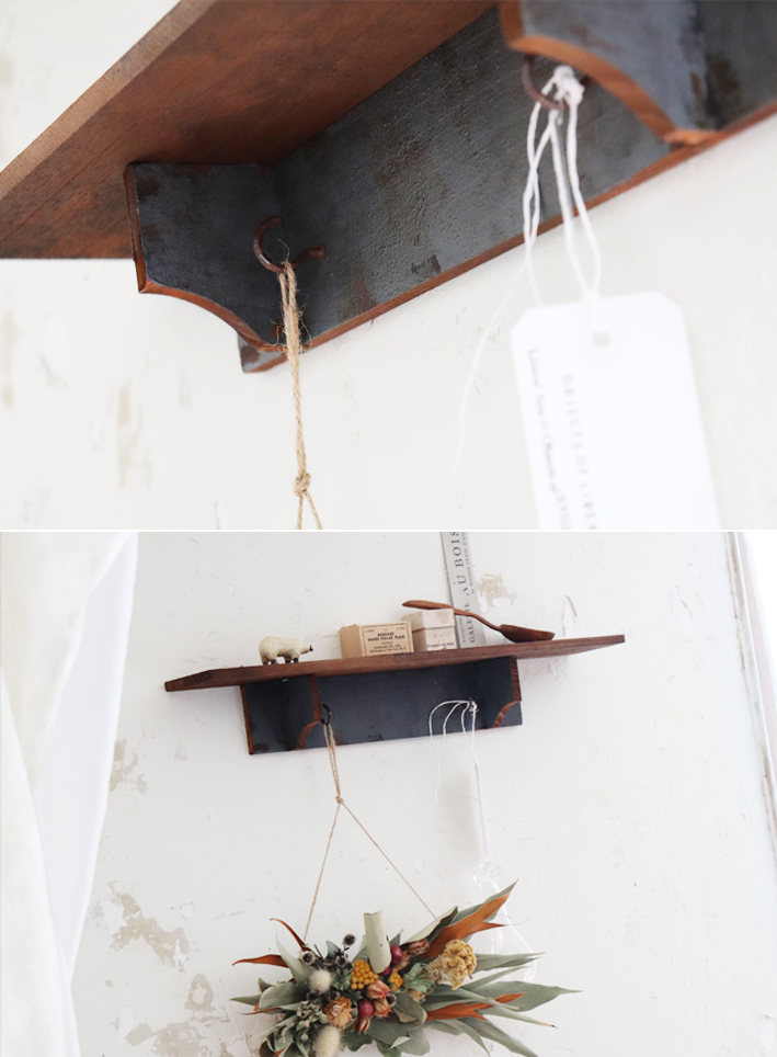 セリアの３アイテムで簡単DIY☆「壁掛けラック＆フック」_d0351435_09061727.jpg