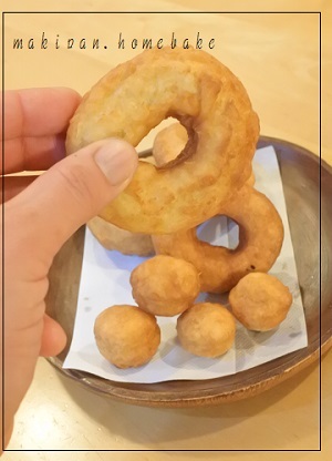 ホットケーキミックスと豆腐のドーナッツ マキパン Homebake パンとお菓子と時々ワイン ホットケーキミックスと豆腐のドーナッツ マキパン Homebake パンとお菓子と時々ワイン