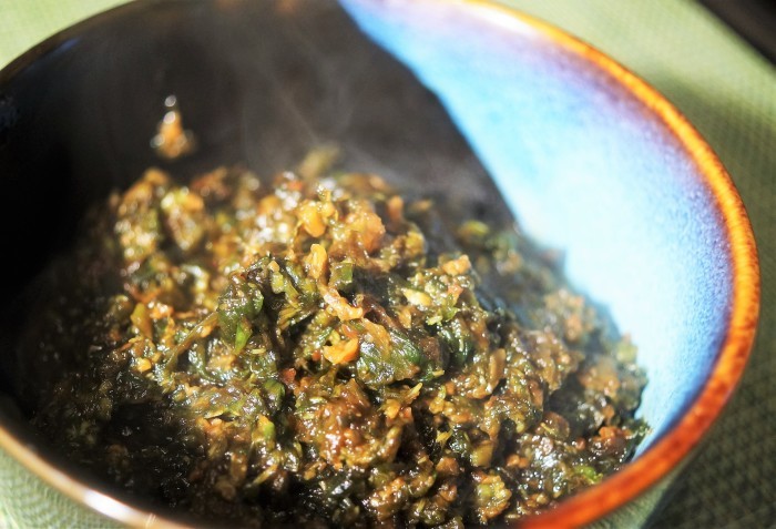 ■Myファーム発.季節料理【蕗の薹味噌】小さな春みぃつけた！！（笑）簡単５分です♪_b0033423_19144424.jpg