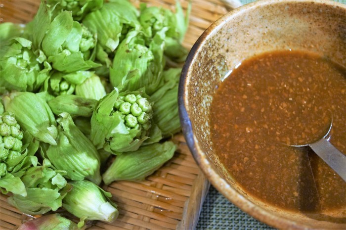 ■Myファーム発.季節料理【蕗の薹味噌】小さな春みぃつけた！！（笑）簡単５分です♪_b0033423_19231656.jpg