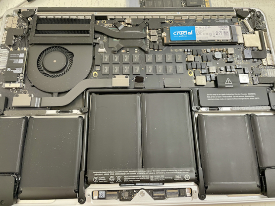 Auto røre ved Krympe MacBook Pro(Retina Mid 2014)のSSD換装。 : 食！