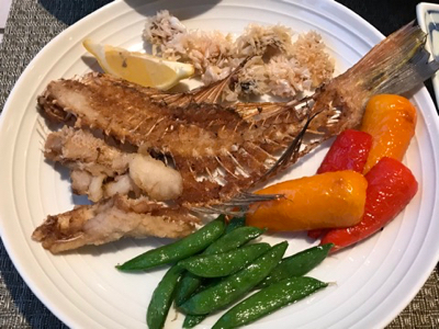 甘鯛の松笠揚げ やせっぽちソプラノのキッチン２