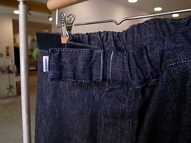 COLORFAST DENIM BAGGY CHEF PANTS