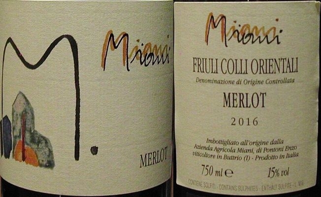 ミアーニ メルロー2016 Friuli Colli Orientali 750 人気海外ブランドアイテム｜ファッション通販 メルロー2016