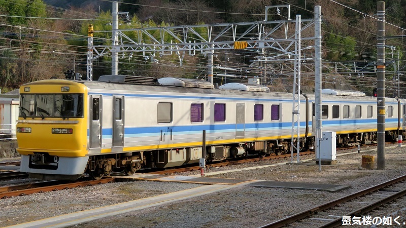 キヤ95系軌道・電気総合試験車 DR1編成と出会いました、身延駅ホームでゆるキャン△S2探訪時に_e0304702_18124684.jpg