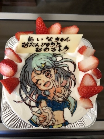 アイカツのイラストケーキ_a0163709_18310876.jpeg