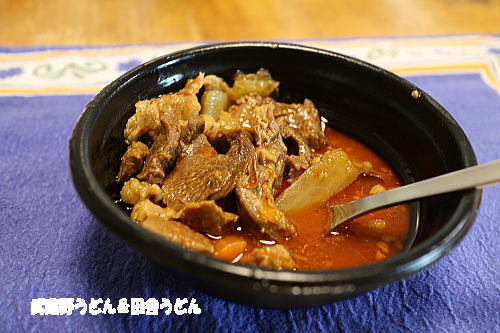 焼肉 黄金の牛 宮原店 武蔵野うどん 田舎うどん 2杯目 焼肉 黄金の牛 宮原店 武蔵野うどん 田舎うどん 2杯目