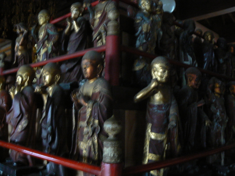 2007/3/31【神奈川県小田原花見】幽邃の長興山しだれ桜と玉宝寺五百羅漢【春日局の小田原墓】_b0116271_21571537.jpg