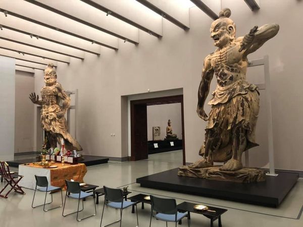 奈良国立博物館にて国宝仁王門の金剛力士像の公開が始まりました！_e0154524_14445400.jpg