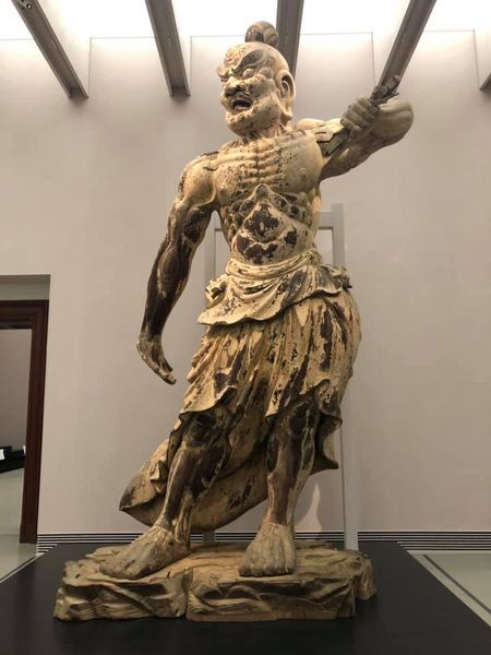 奈良国立博物館にて国宝仁王門の金剛力士像の公開が始まりました！_e0154524_14445507.jpg