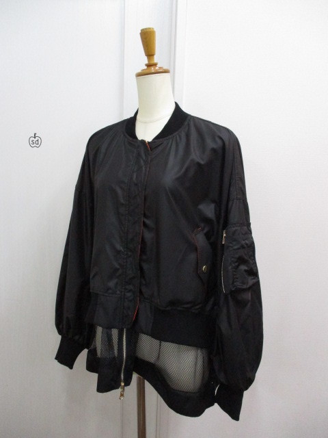 リズレー Risley /メッシュリバーシブルブルゾン : dimanche リズレー Risley /メッシュリバーシブルブルゾン : dimanche