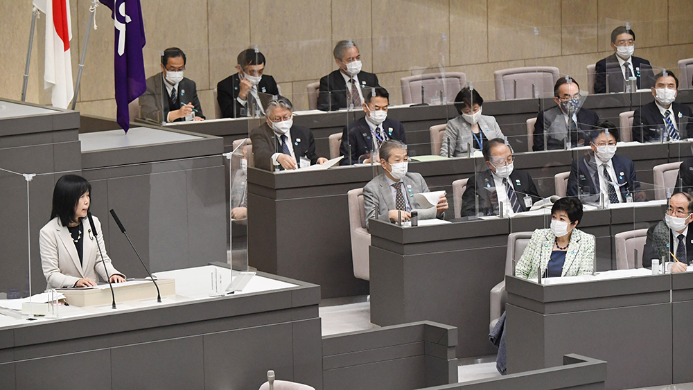 代表質問で小池知事に再質問_b0190576_10092935.jpg