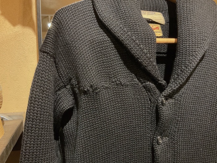 40's U.S.M.A. shawl collar cardigan : BUTTON UP clothing