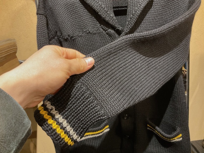 40's U.S.M.A. shawl collar cardigan : BUTTON UP clothing